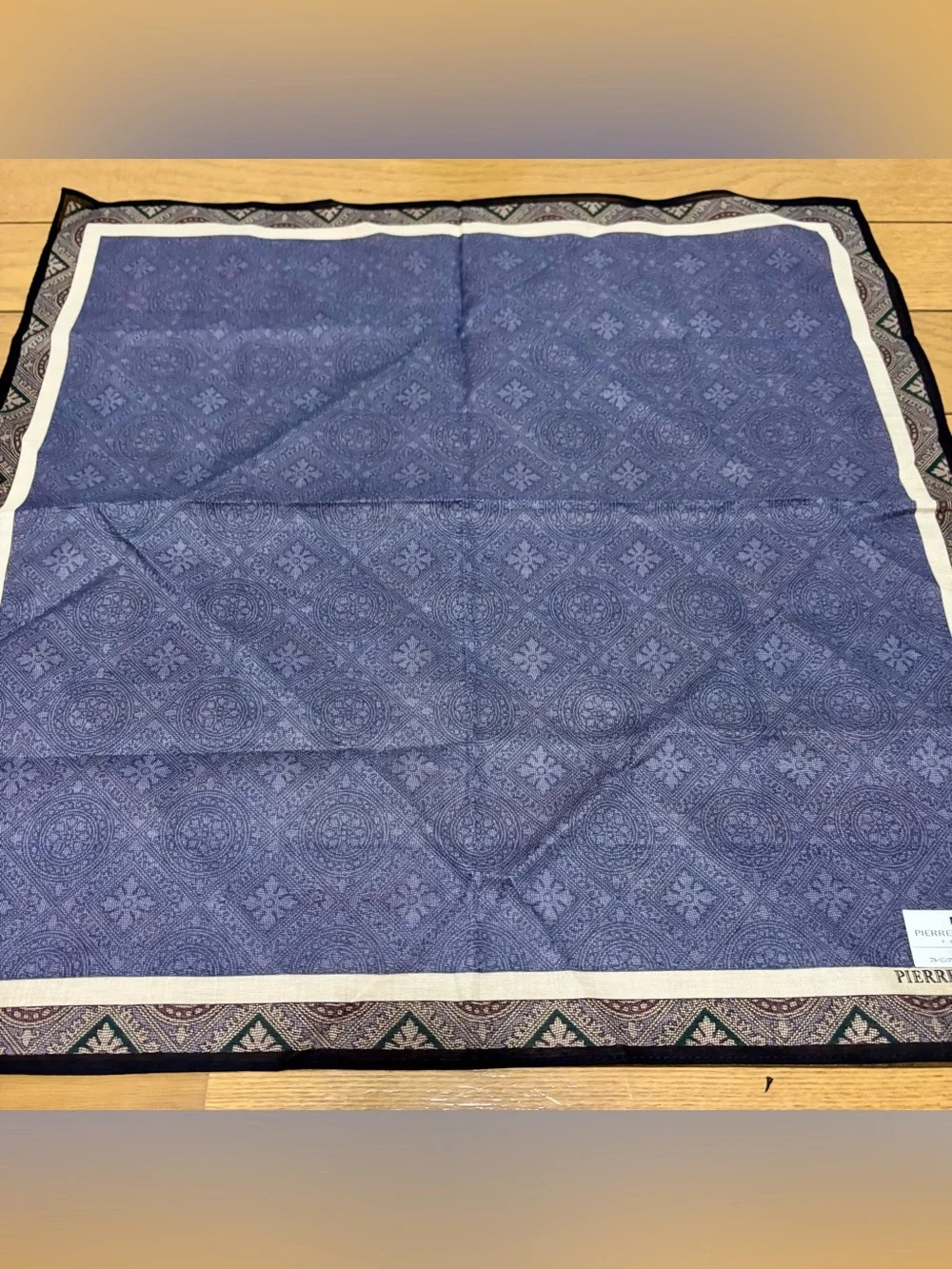 Pierre Balmain Paris Multicolor Unisex Handkerchief/Bandana/Scarf 47cm 18.5”